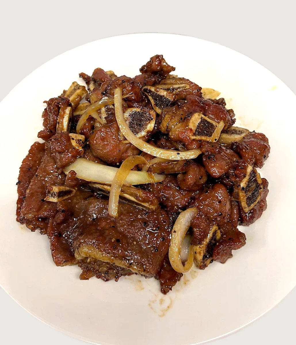 black pepper beef 黑椒牛